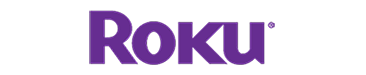 Roku logo on transparent background