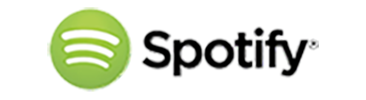 Spotify logo on transparent background