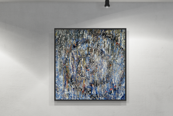 EQ + IQ, an original oil painting by Daeu Angert in the gallery