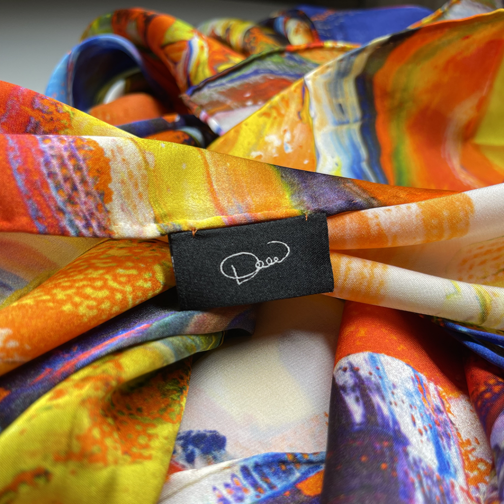 The Formless Scarf. 100% Silk. Limited Edition.