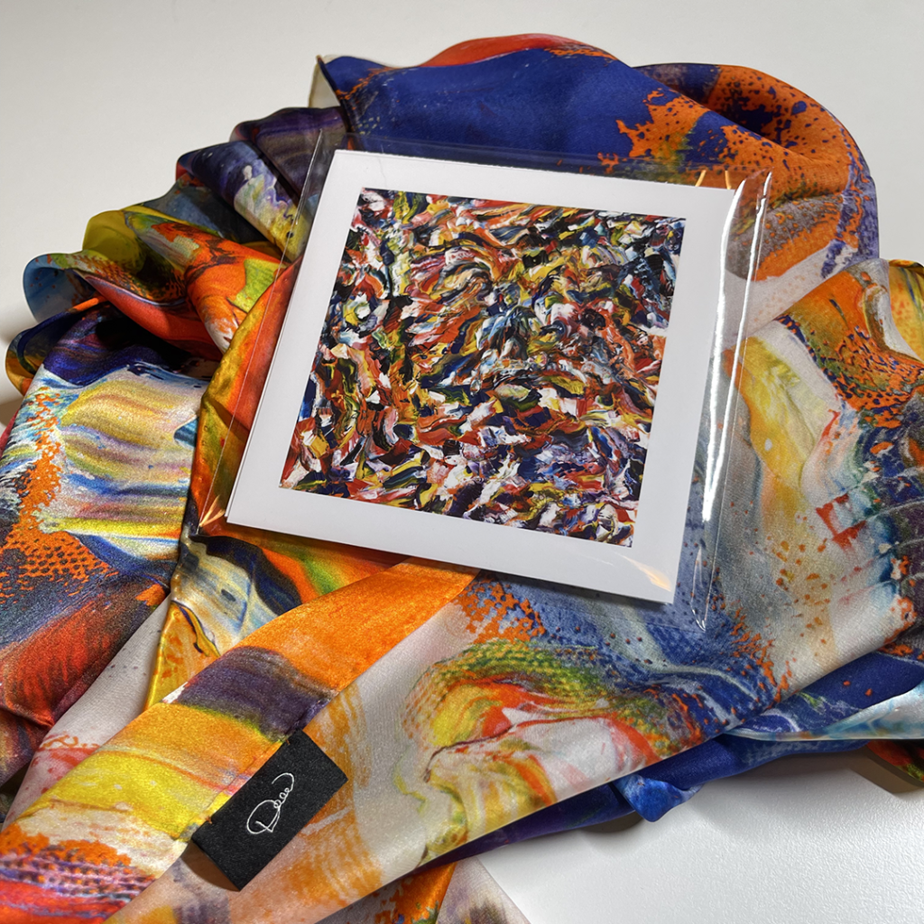The Formless Scarf. 100% Silk. Limited Edition.