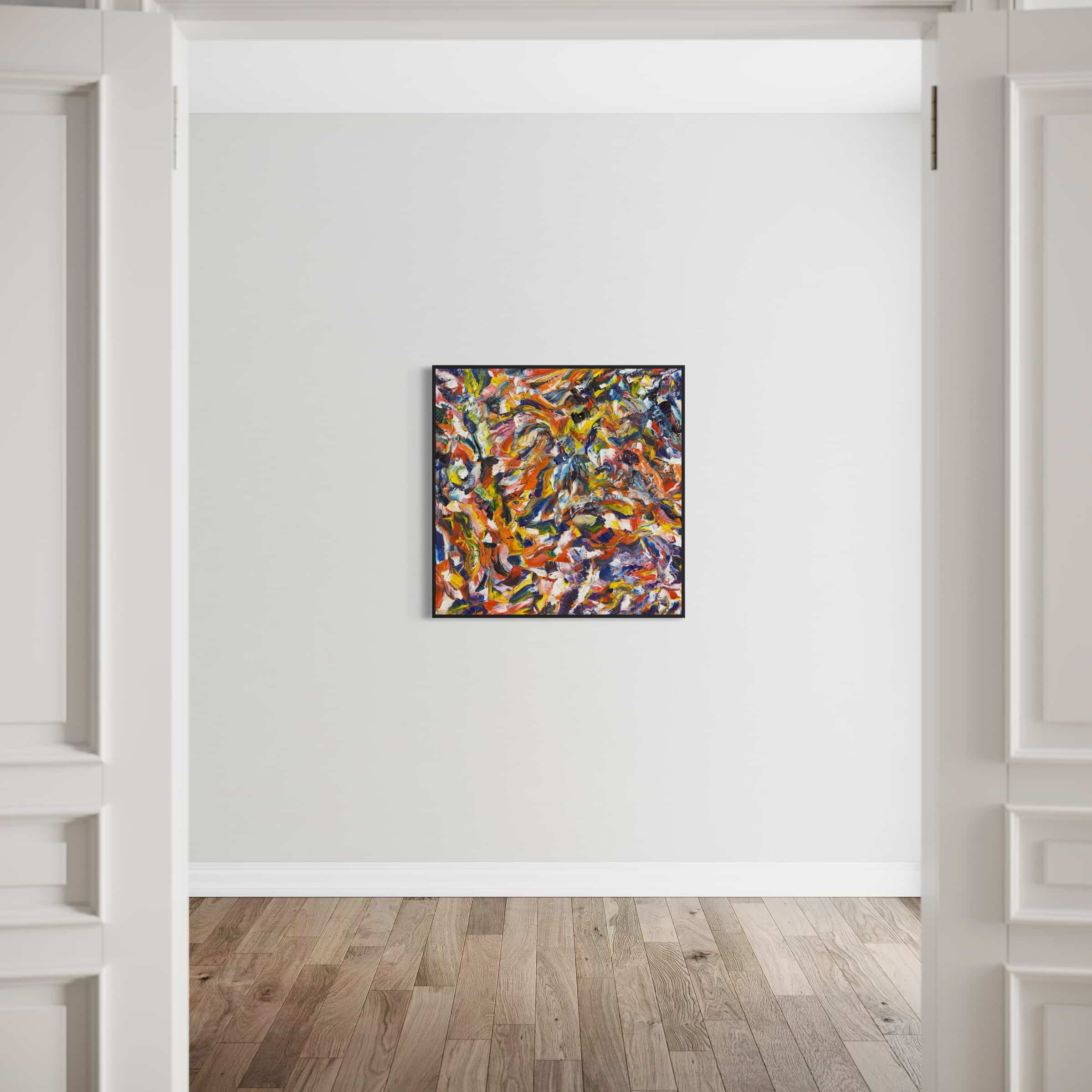 Formless, an original oil painting by Daeu Angert, installation view