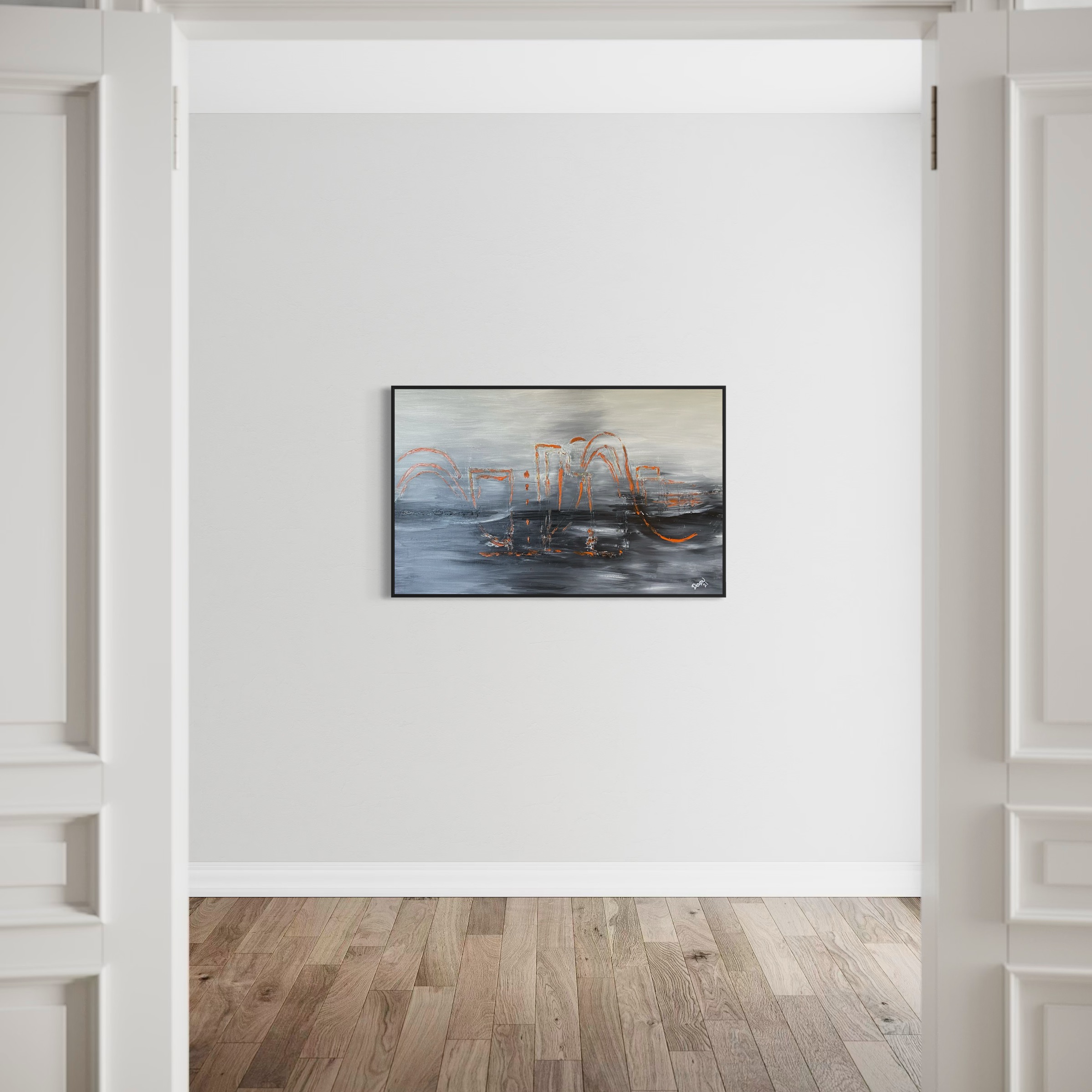 Innovate or Die, an original oil painting by Daeu Angert