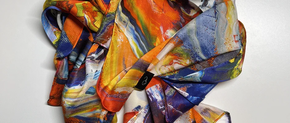 The Formless Scarf. 100% Silk. Limited Edition.